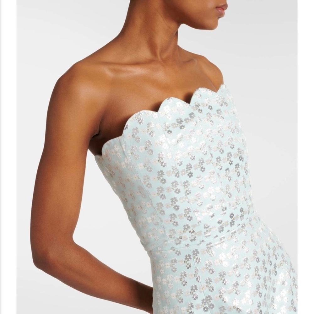 Markarian Strapless Ice Blue Marcella dress NWT - Picture 7 of 13